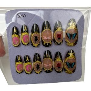 Decorative Nail Art Set with Insect Designs Small (5 for $20)
